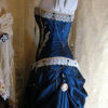 Harri - Custom made adjustable steampunk wedding gown with steel boned corset by BoundByObsession steampunk buy now online