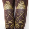 Steampunk Pirate Tights Narwhals Small Medium Gold on Dark Brown Chocolate Tattoo Sailor Octopus Lolita by TejaJamilla steampunk buy now online Steampunk Pirate Tights Narwhals Small Medium Gold on Dark Brown Chocolate Tattoo Sailor Octopus Lolita by TejaJamilla steampunk buy now online