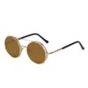 LIANSAN fashion retro steam punk glasses round - shaped women 's men 's sunglasses LS8168(brown) steampunk buy now online