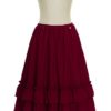 Bustle Bloomers Steampunk Shorts Gothic Vintage Fashion Midi Skirt (Burgundy) steampunk buy now online