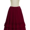 Bustle Bloomers Steampunk Shorts Gothic Vintage Fashion Midi Skirt (Burgundy) steampunk buy now online