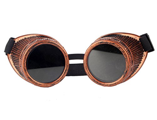 FLORATA Vintage Style Steampunk Goggles Welding Punk Glasses Cosplay steampunk buy now online