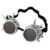 niceEshop(TM) Vintage Steampunk Goggles Spiked Gothic Welding Cyber Glasses (Silver) steampunk buy now online