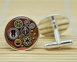 Rebel Alliance Order of the Jedi Cog Steampunk Glass Cosplay Cufflinks steampunk buy now online