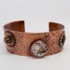Mixed metal jewelry cuff bracelet.Steampunk jewelry cuff bracelet.Steampunk bracelet by slotzkin steampunk buy now online