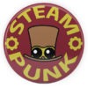 SteamPunk Badge Pinback Button, 2.25" by DancingParticiple steampunk buy now online