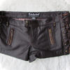 leather steampunk shorts brown purple leather laceup shorts biker pixie style burning man by EnchantedClothing steampunk buy now online
