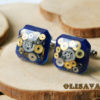 Steampunk Cufflinks , Square Resin Cabochons , Resin Jewelry , watch parts cufflinks , watch parts Square Resin Steampunk cufflinks by Olisava steampunk buy now online