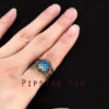 Blue Dragon Scale Rings (Adjustable ring, 2 colors) fantasy dragon ring, filigree Steampunk ring,mother dragon cosplay,dragon larp by PipStarPop steampunk buy now online