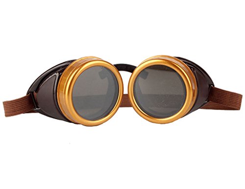 ZAIQUN Vintage Style Steampunk Goggles Welding Punk Glasses Cosplay steampunk buy now online
