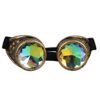 FLORATA New Colored Diamond Lens Vintage Steampunk Goggles Glasses Welding Cyber Punk Gothic steampunk buy now online