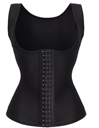 Women Waist Cincher Corset For Weigh Loss and Fat Burner (L, BLACK) steampunk buy now online