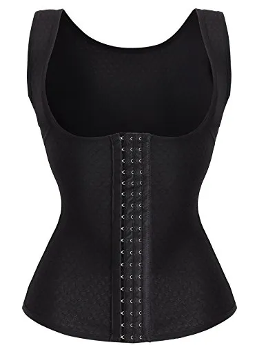 Women Waist Cincher Corset For Weigh Loss and Fat Burner (L, BLACK) steampunk buy now online