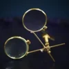 Steampunk,Sci Fi, Gothic, Whitby, Dark Victorian, Dark Edwardian, BRASS EFFECT DOUBLE LOUPE GLASSES steampunk buy now online