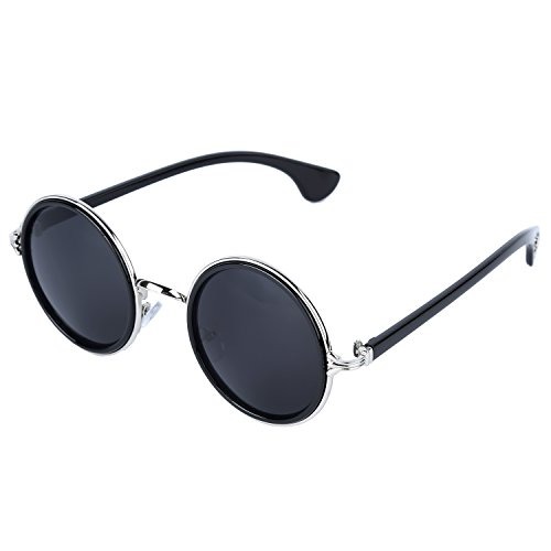 MIOIM® Unisex Vintage Style 90s Round Lens Sunglasses Steampunk Glasses Goggles Grunge steampunk buy now online