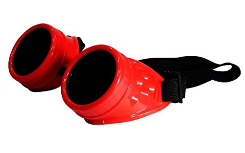 ASVP Shop® Steampunk Goggles Cyber Welding Goth Cosplay Vintage Goggles Rustic Rave Party Fancy Dress Costume steampunk buy now online