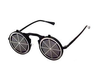 2016 New Men Women Steam Punk Glasses Round Flip Up Vintage Sunglasses Nerd Outdoor UV400 steampunk buy now online