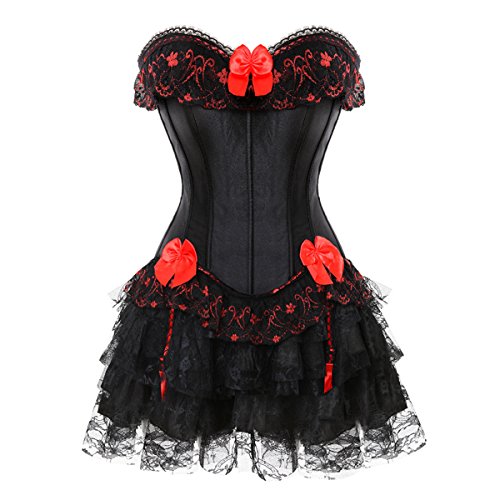 Kranchungel Burlesque Moulin Rouge Lolita Costume Outfit Corset Skirt Fance Dress steampunk buy now online