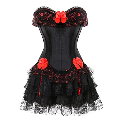 Kranchungel Burlesque Moulin Rouge Lolita Costume Outfit Corset Skirt Fance Dress steampunk buy now online