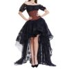 UBAGER Gothic Skirts Steampunk Vintage Skirts Asymmetric skirts for Women (XL=UK 12-14) steampunk buy now online
