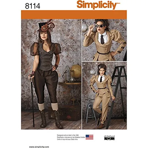 Simplicity Misses Steampunk Costumes Sewing Pattern, Paper steampunk buy now online Simplicity Misses Steampunk Costumes Sewing Pattern, Paper steampunk buy now online