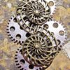 Sssteam Steampunk Glass Cabachon Brooch Pin Badge Handmade Arts and Craft, steampunk buy now online