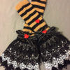 Tan and Black Striped Armwarmers by damikins steampunk buy now online