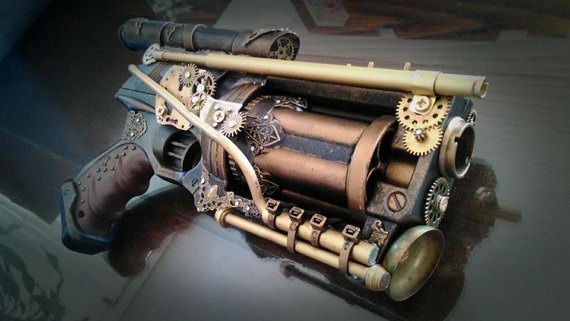 Steampunk Revolver typeA by ProgettoSteam steampunk buy now online