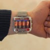 Nixie tube watch clock wrist watch self made, accelerometer activate, docking station by NixieHorizonte steampunk buy now online