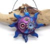 Steampunk Necklace, Colorful Jewelry, Steampunk Jewelry, Sun Pendant, Sun Necklace, Steampunk Art, Steampunk Gift, Polymer Clay Sun, Ooak by GizPins steampunk buy now online