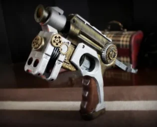 Steampunk gun typeA pistola by ProgettoSteam steampunk buy now online
