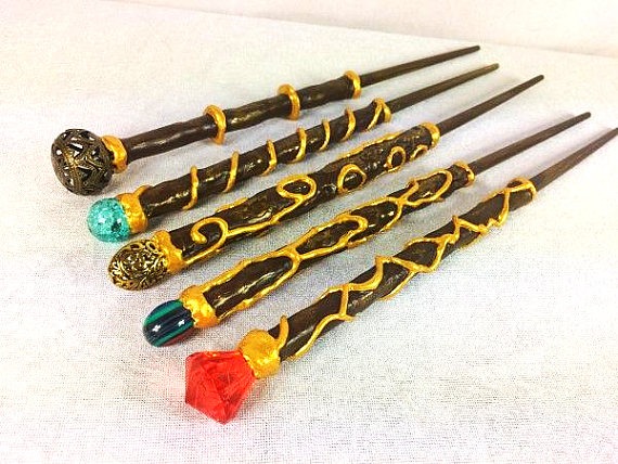 Magic Wand Wizard Wand Fairy Wand Witches Wand Steampunk Wand Cosplay Party Wand Warlock Magic Wand Magic Wands by FairyMeShop steampunk buy now online