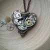 Shark tooth necklace Mechanical heart Steampunk necklace Industrial heart Clock work by AlmostRealFlowersArt steampunk buy now online Shark tooth necklace Mechanical heart Steampunk necklace Industrial heart Clock work by AlmostRealFlowersArt steampunk buy now online