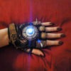 Men's "Warcraft" LED Steampunk Glove- Moonhoar, Comic Con, Apocalypse, Mad Max, Burning Man, Thunderdome, Sci Fi, Guardians Galaxy by Moonhoar steampunk buy now online