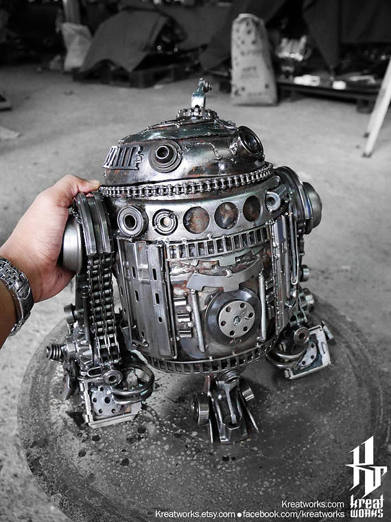 Steampunk Astromech Droid by Kreatworks steampunk buy now online