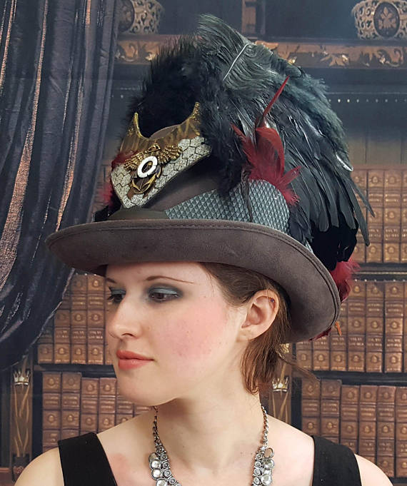 Aeronaut's Winged Derby by MoonlightWares steampunk buy now online