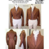 LM121- 1810 - 1830 Men's Regency Tailcoat with Five Collar and Lapel Options Sewing Pattern by Laughing Moon by patternsoftime steampunk buy now online