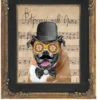 Steampunk Dog Art Print 8 x 10 - Victorian Boxer With Derby Hat Goggles & Mustache - Altered Art Collage by fringepop steampunk buy now online