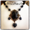 Black Magesty - Gothic / Steampunk choker by MisSMasH2012 steampunk buy now online
