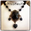 Black Magesty - Gothic / Steampunk choker by MisSMasH2012 steampunk buy now online