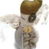 The Guardian Angel - steampunk plush creature - decorative plush - steampunk angel - steampunk plush - christmas angel - upcycled - OOAK by KTsCreatureComforts steampunk buy now online