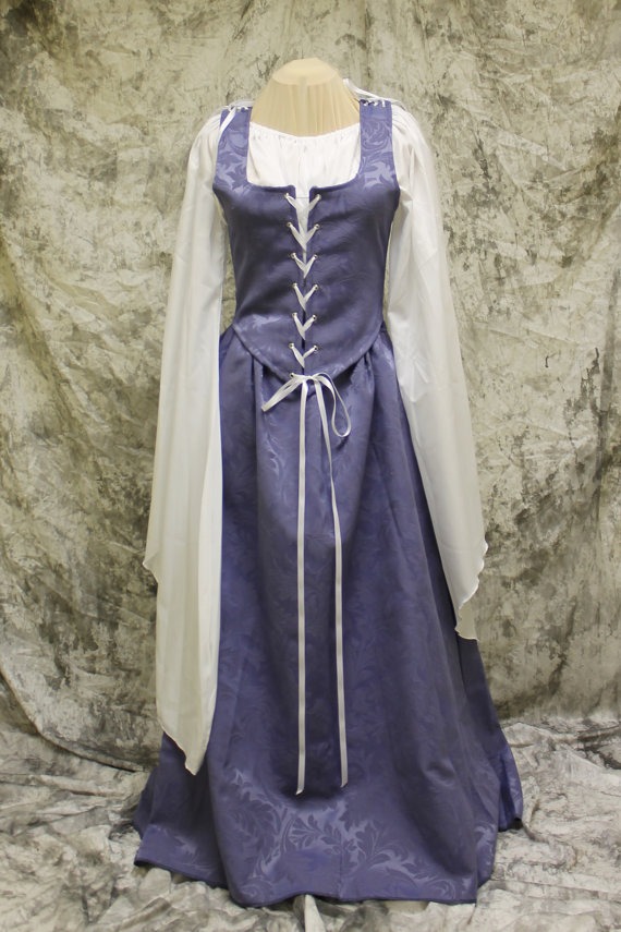 Lavender Renaissance Costume-Halloween Costume-Medieval Dress-LARP-Ren Fair-Steampunk-SCA-Adult Costume-Medieval Clothing-Fantasy-Item #147 by SpeedyCostumes steampunk buy now online