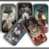 Steampunk Menagerie 3 - 12 Domino Images - Original Collage Designs Exclusive to Simply D Rave - Anthropomorphic fun steampunk designs. by SimplyDRave steampunk buy now online