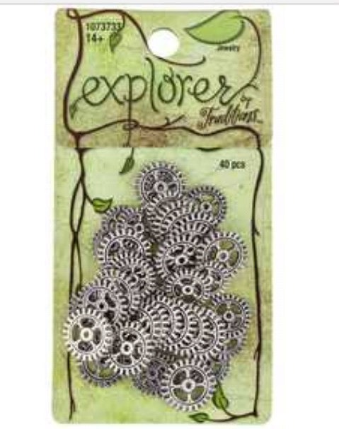 Metal Antique Steampunk Gear Mix Embellishment & Jewelry Supplies by FierUndFire steampunk buy now online