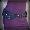 hooping utility belt ~  brown or black vegan canvas pocket belt ~ Cheese Incident Festival Burning Man Belt Steampunk Belt Bag steampunk buy now online