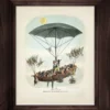 Victorian Airship 2, Dirigible - The Great Moon Hoax of 1835 - OE-06 Fine art print of a vintage Victorian innovation antique illustration steampunk buy now online