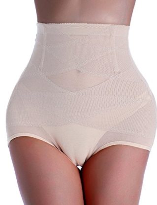 Butt Lifter Girdle Boy Shorts Hip Enhancer Control Panties Steel Boned (L, BEIGE) steampunk buy now online