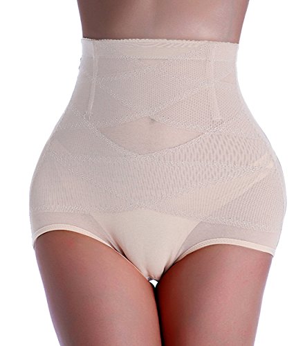 Butt Lifter Girdle Boy Shorts Hip Enhancer Control Panties Steel Boned (L, BEIGE) steampunk buy now online