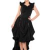 Banned Black Gothic Steampunk Dress Corset Back (4XL - UK 20) steampunk buy now online