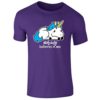 Unisex Mens Sad Unicorn nobody Belives In Me Steam Punk T Shirt UK Size S-XXL (XX-Large) Purple steampunk buy now online